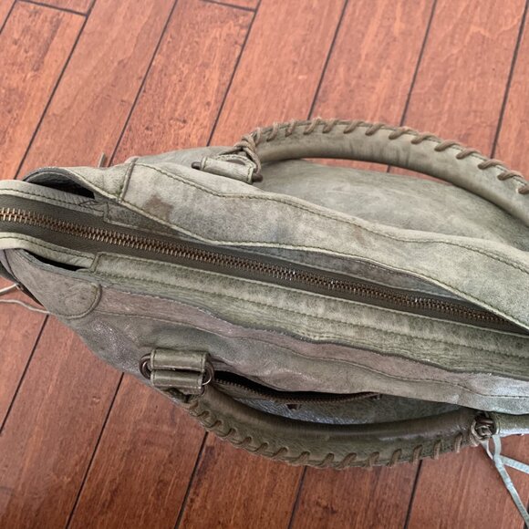 Balenciaga City Bag Dark Green Olive – Classic Motorcycle Handbag Iconic It Bag - Picture 16 of 16